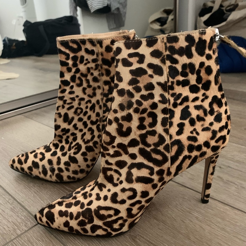 Leopard Print Booties - Steve Madden - SZ 7